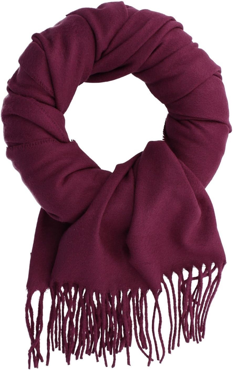 Elegant Scarf Plain Mens Womens Unisex Business, 64 x 30 cm – Einheitsgröße