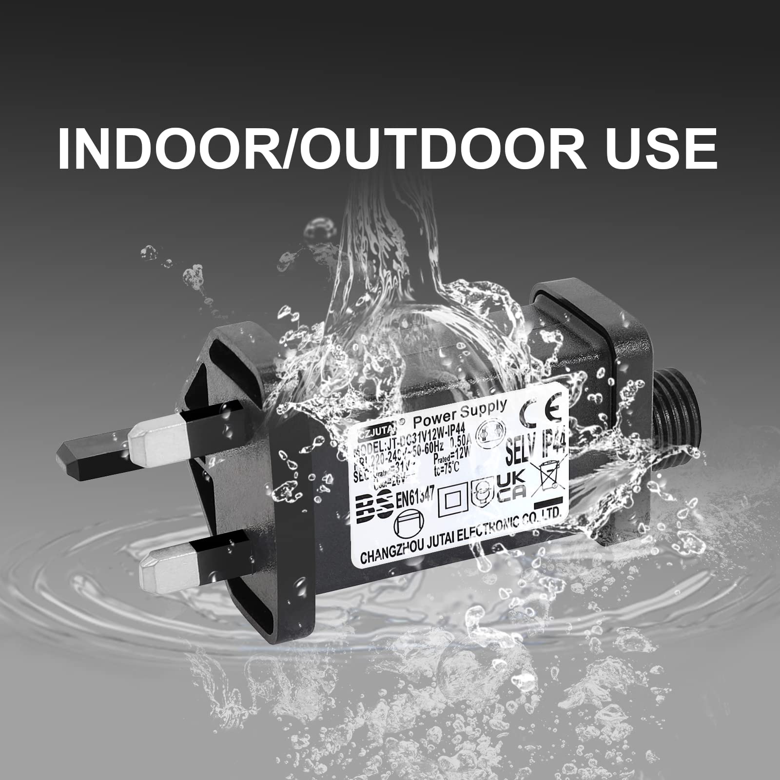 Transformateur LED - XVX - Alimentation Noël - IP44 - Prise Européenne - 6W - Bricolage