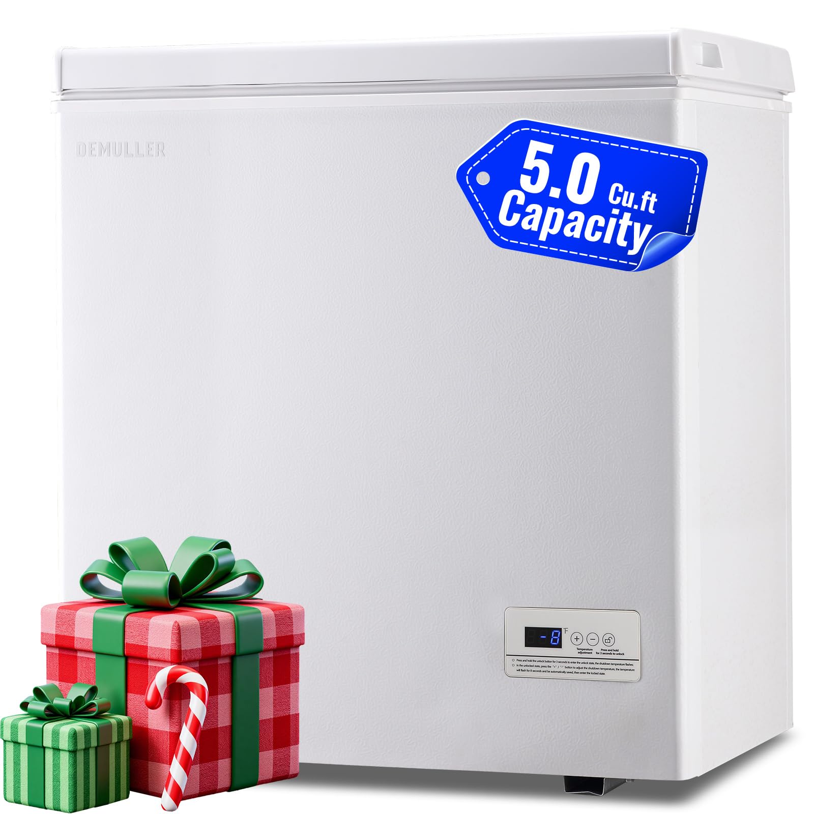 DEMULLER Chest Freezer with Electronic Panel D-CF110
