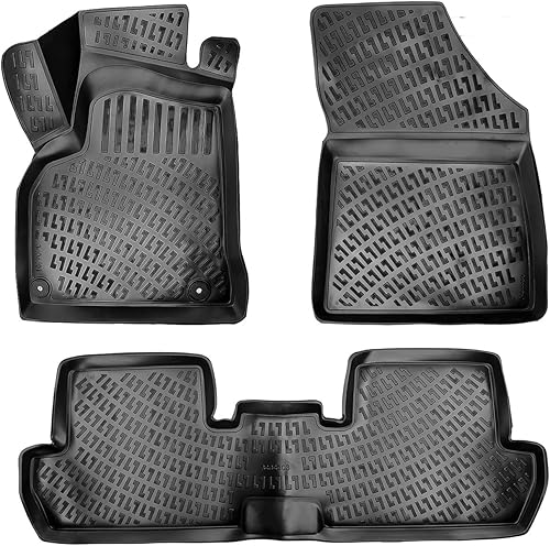 Alfombrillas de piso para Peugeot 5008 2009-2016 | Cobertura completa para todo tipo de clima, antideslizante, impermeable, corte láser 3D de