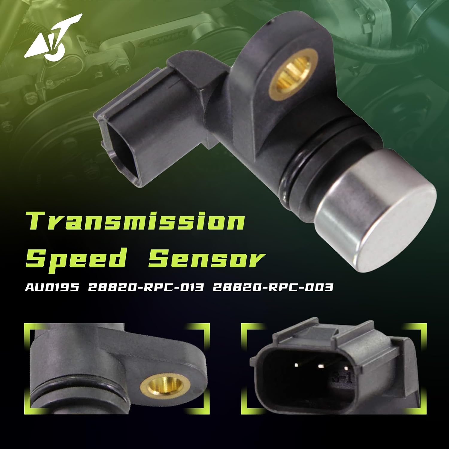 AU0195 28820-RPC-013 28820-RPC-003 Transmission Speed Sensor Compatible with Acura Mdx RDX Rl RLX Tl Tsx Honda Accord Civic Fit Odyssey Pilot