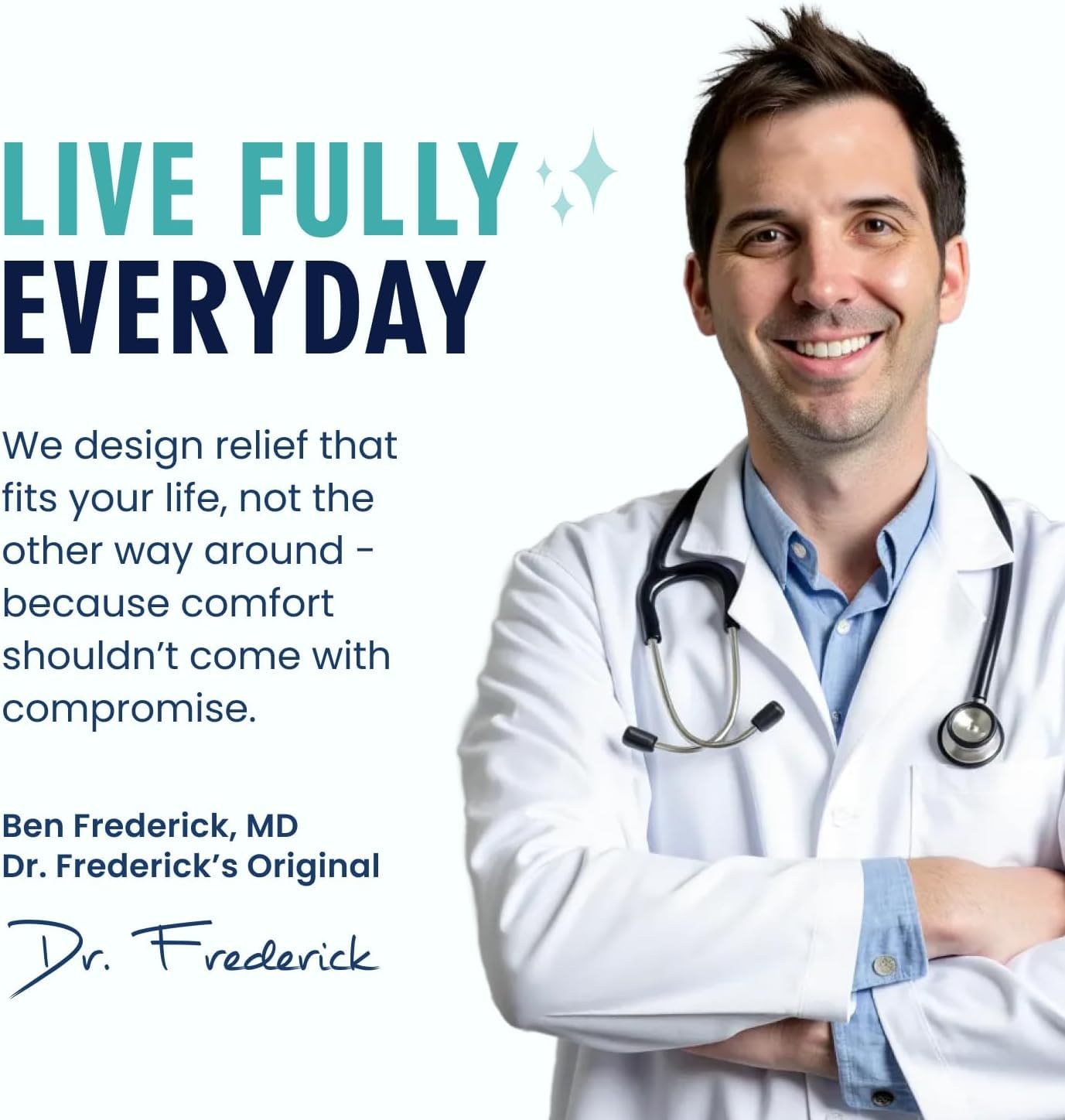 Dr. Frederick's Original Waterproof Thumb & Wrist Brace - 4 ct - Hand Brace for Arthritis, Tendonitis, Carpal Tunnel & Trigger Thumb - Doctor-Developed Spica Splint - Fits Left & Right Hand - Small