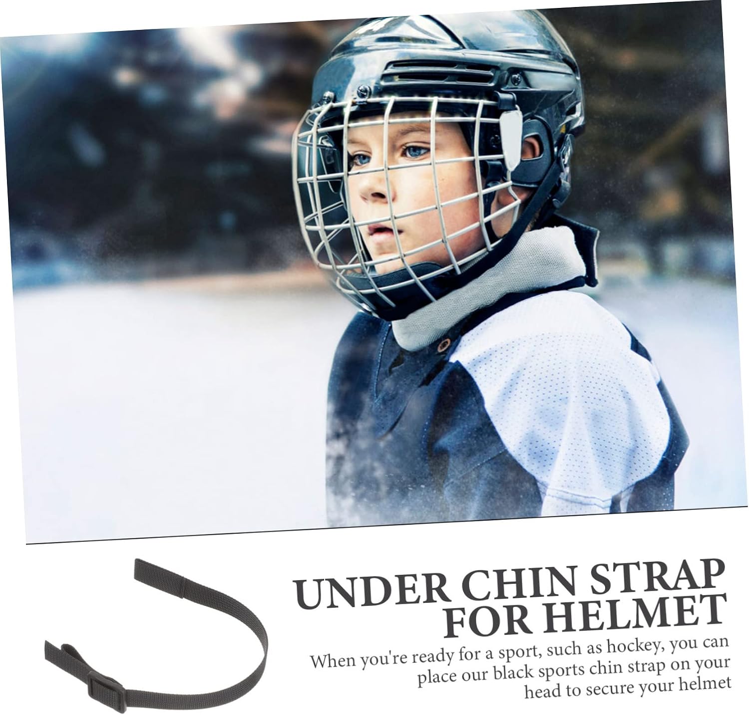 Mipcase Hockey Helmet Holder Mask Hockey Helmet Chin Strap Helmet Chin Strap for Hockey Sports Hockey Helmet