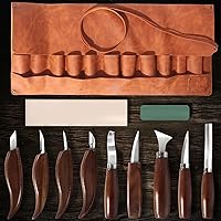 Vista 3 de IMYMEE Herramientas de tallado de madera Cuchillo de corte de lujo, kit de tallado de madera, kit de tallado de madera para principiantes, kit