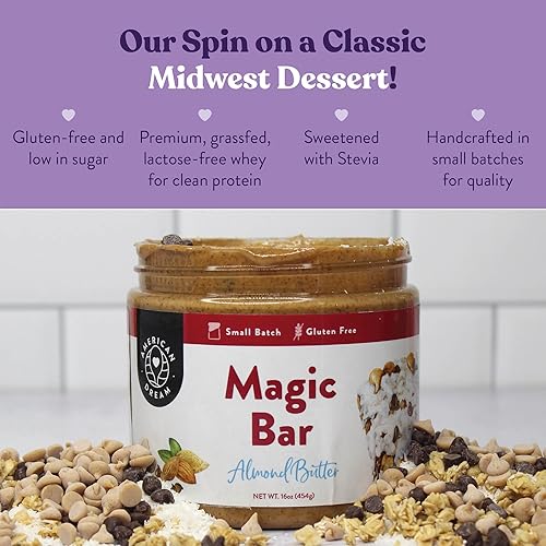 Miniatura 4 de American Dream Mantequilla de nuez - Barra mágica sin gluten Mantequilla de almendras