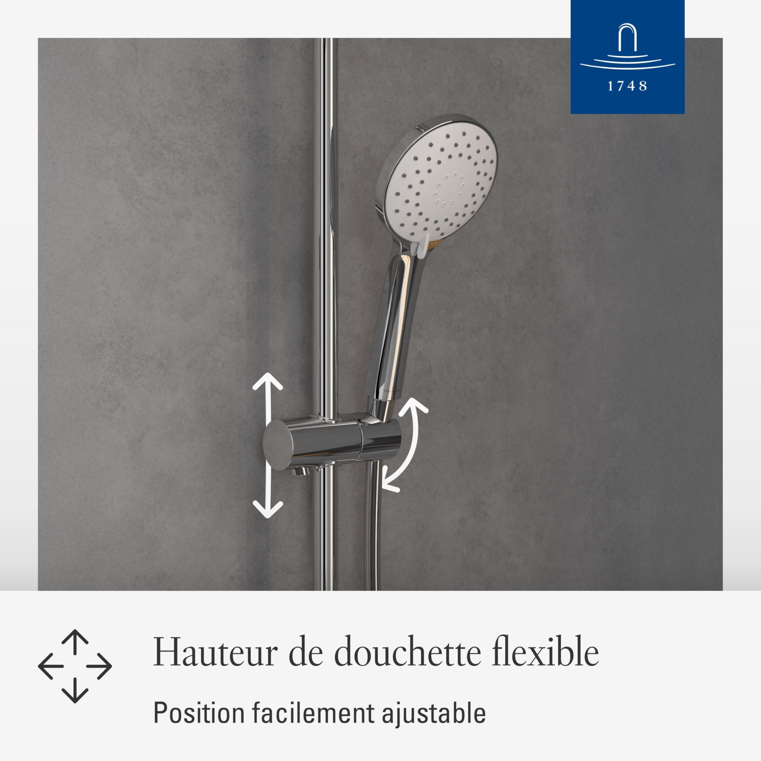 Villeroy & Boch Universal Showers système de douche – Chrome