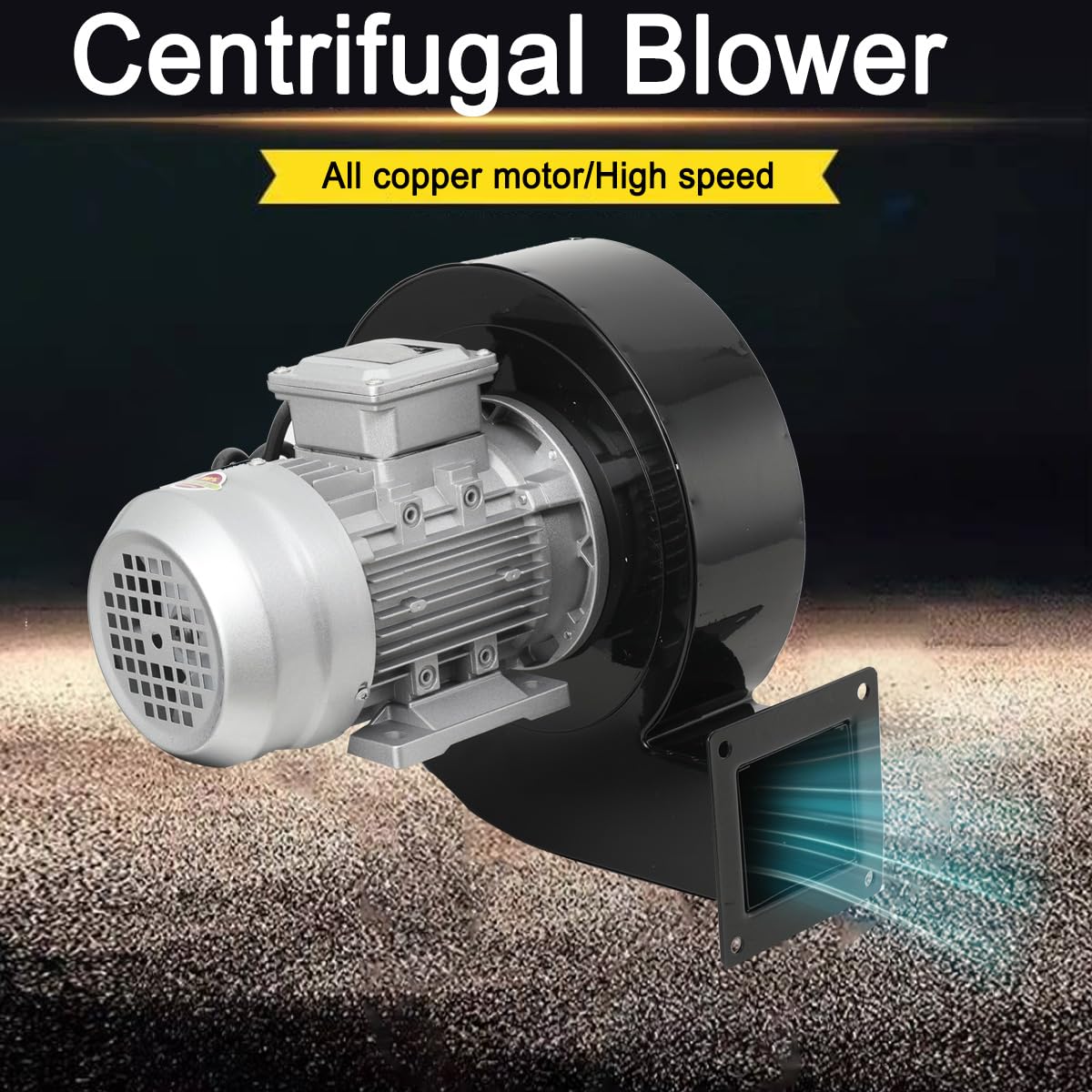 Ventilateur radial industriel - Ventilateur radial - Ventilateur radial - Ventilateur de chaudière - Ventilateur axial 860 m³/h - 1020 Pa - 220 V - Ventilateur mural pour cuisines, bureaux