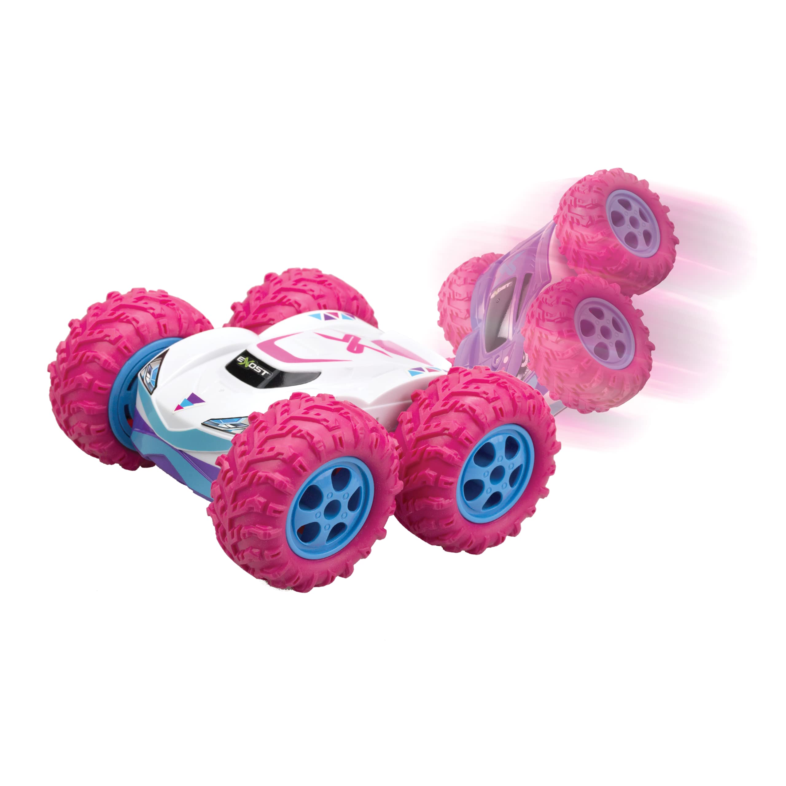 Exost 54727 Samochód zdalnie sterowany 360 Cross Rose 2,4 Ghz 360° zabawka dla dzieci Różowy