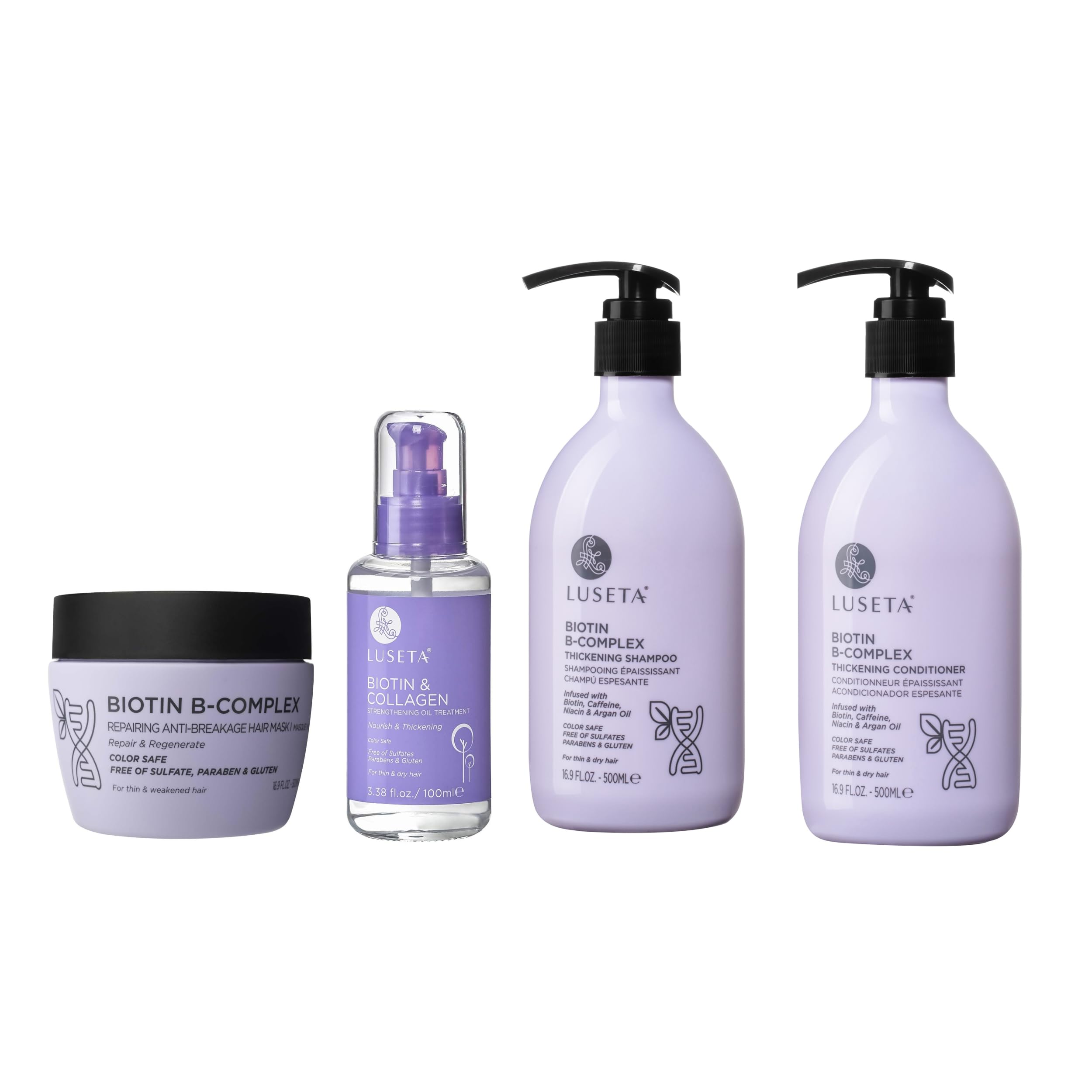 Amazon.com : Luseta B-Complex Shampoo & Conditioner Set with