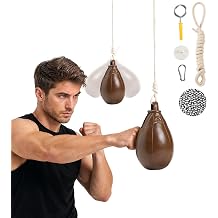 SYNTECSO Speed Bags for Boxing, Reflex Bag for Reflexes & Reaction Practice MMA or Combat Sports Training