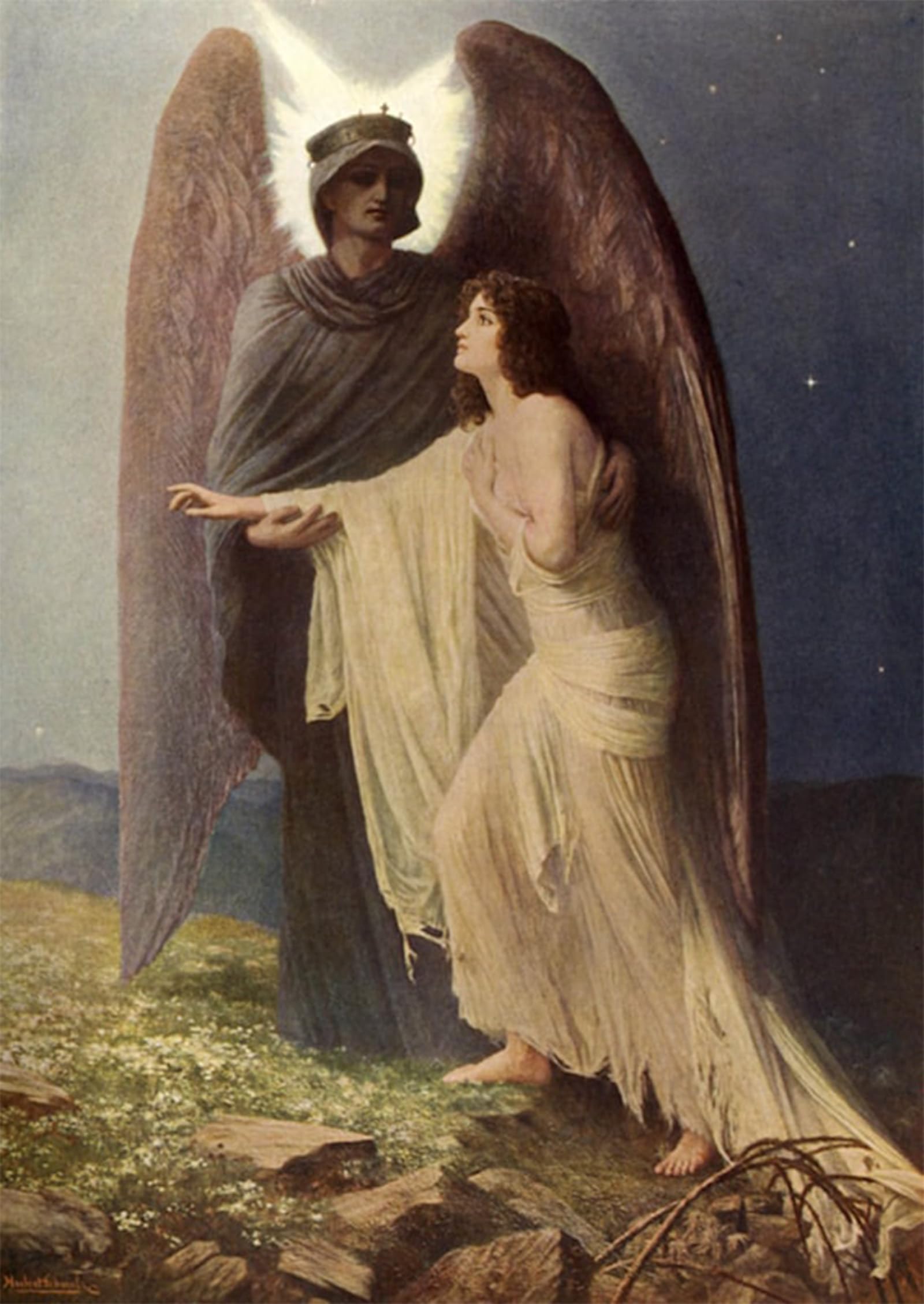 POSTERIIk Famous Animal Posters Vintage Picture the Great Awakening by Herbert Gustave Schmalz Modern Wall Decor for Home Decor 60x90cm