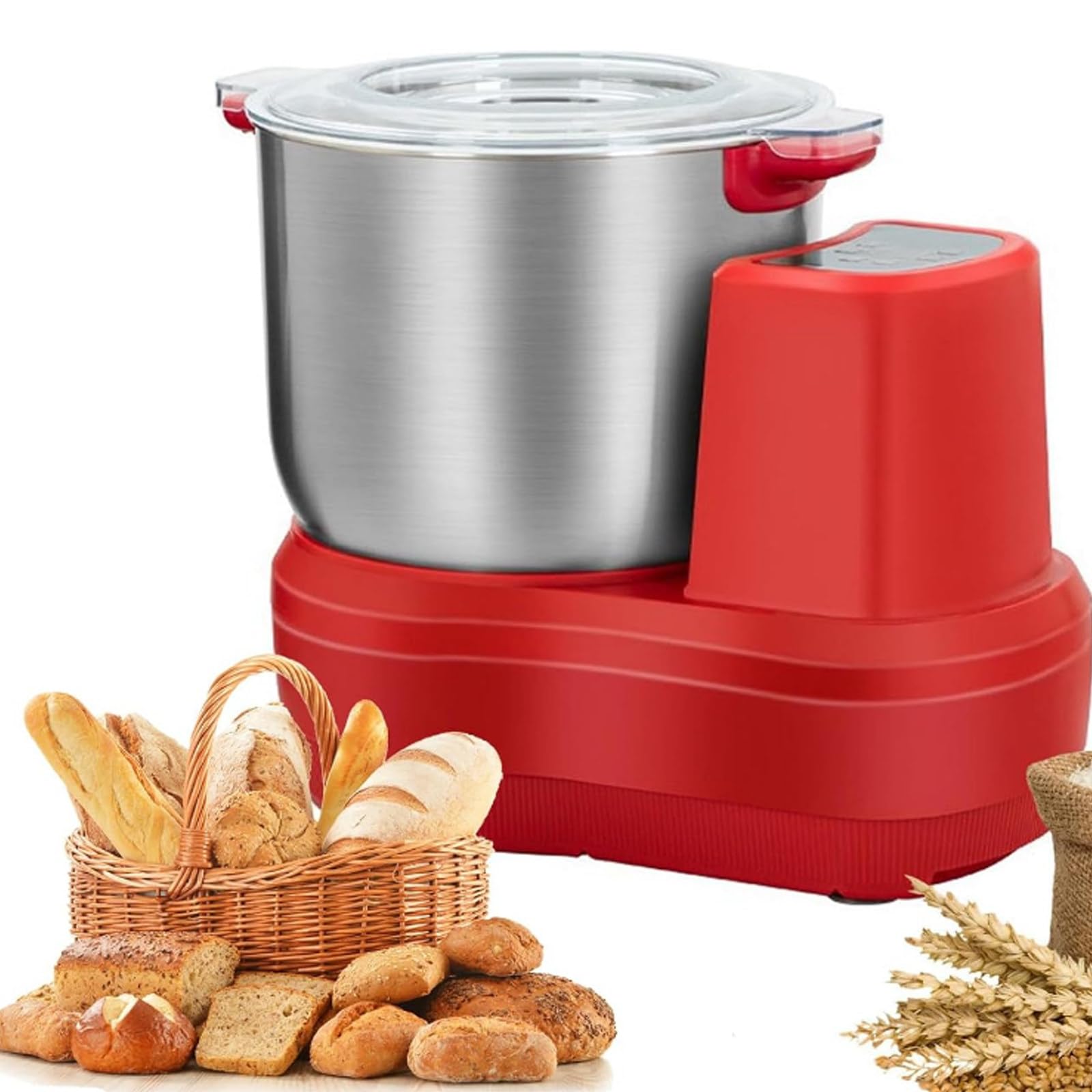 XygZythror Dough Kneader Machine With Timer & Fermentation, Electric Dough Maker With Fermentation, Electric Dough Mixer For Bread, Pizza, Pasta & Sourdough
