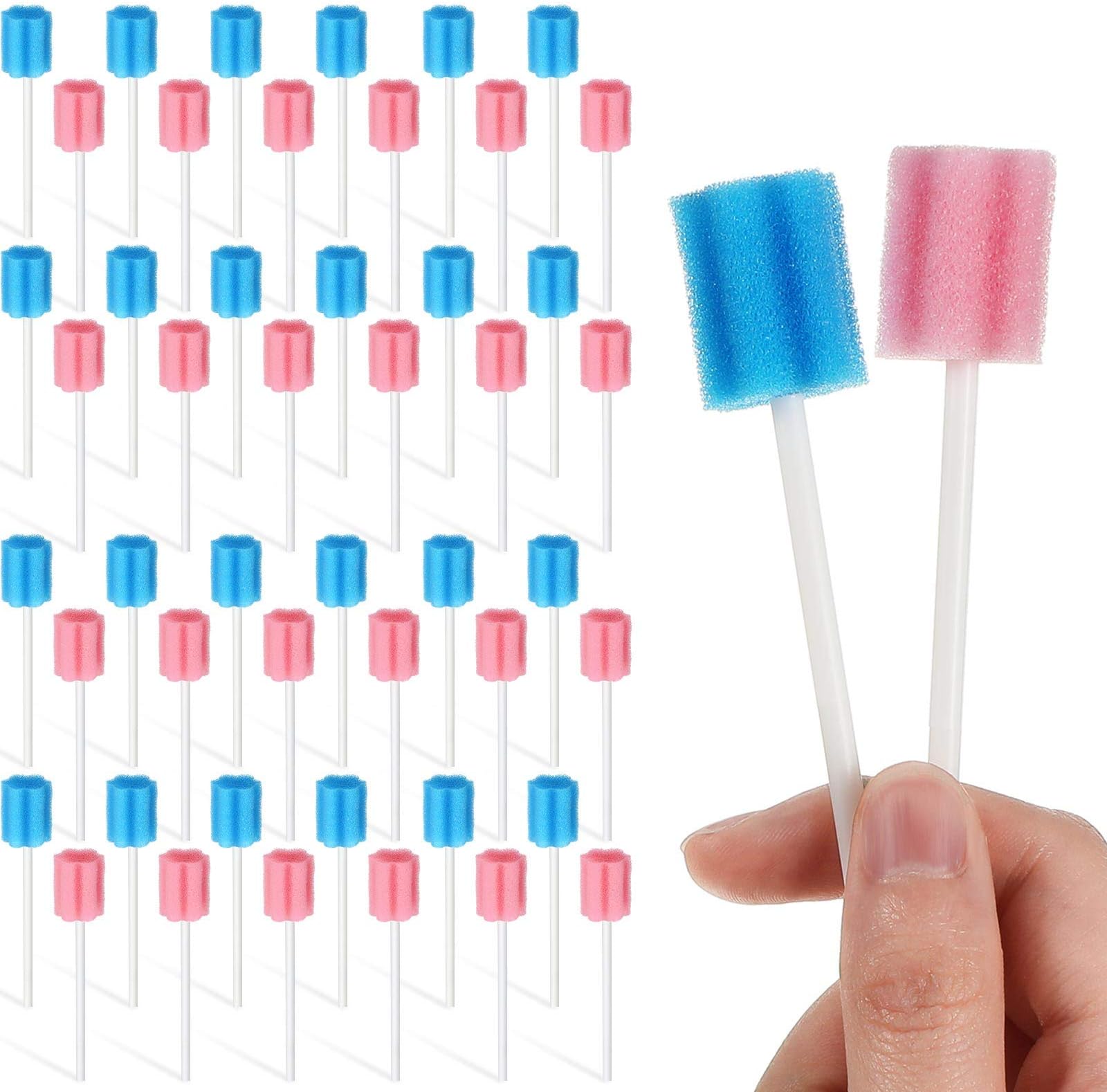 300 Pieces Oral Swabs Disposable Mouth Swabs Sponge Dental