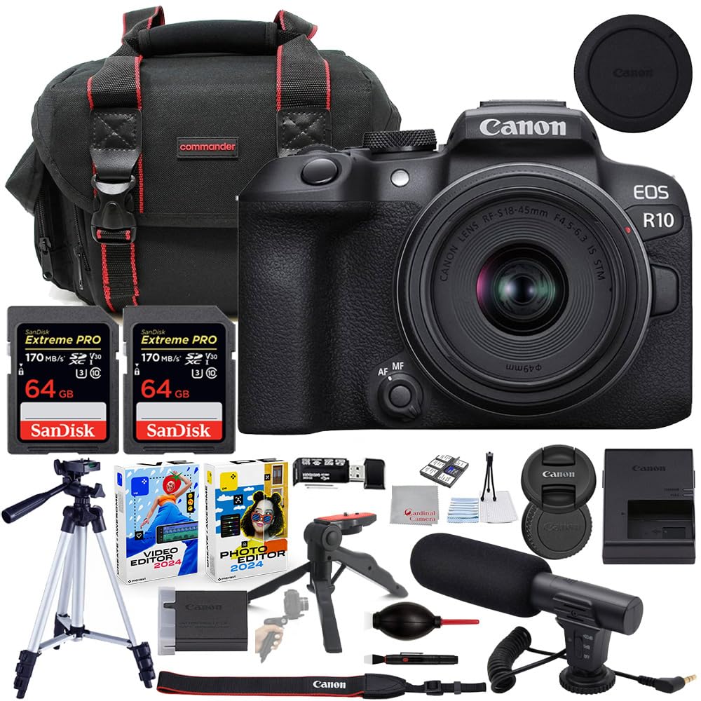 Amazon.com : Canon EOS R10 Mirrorless Camera with 18-45mm Lens
