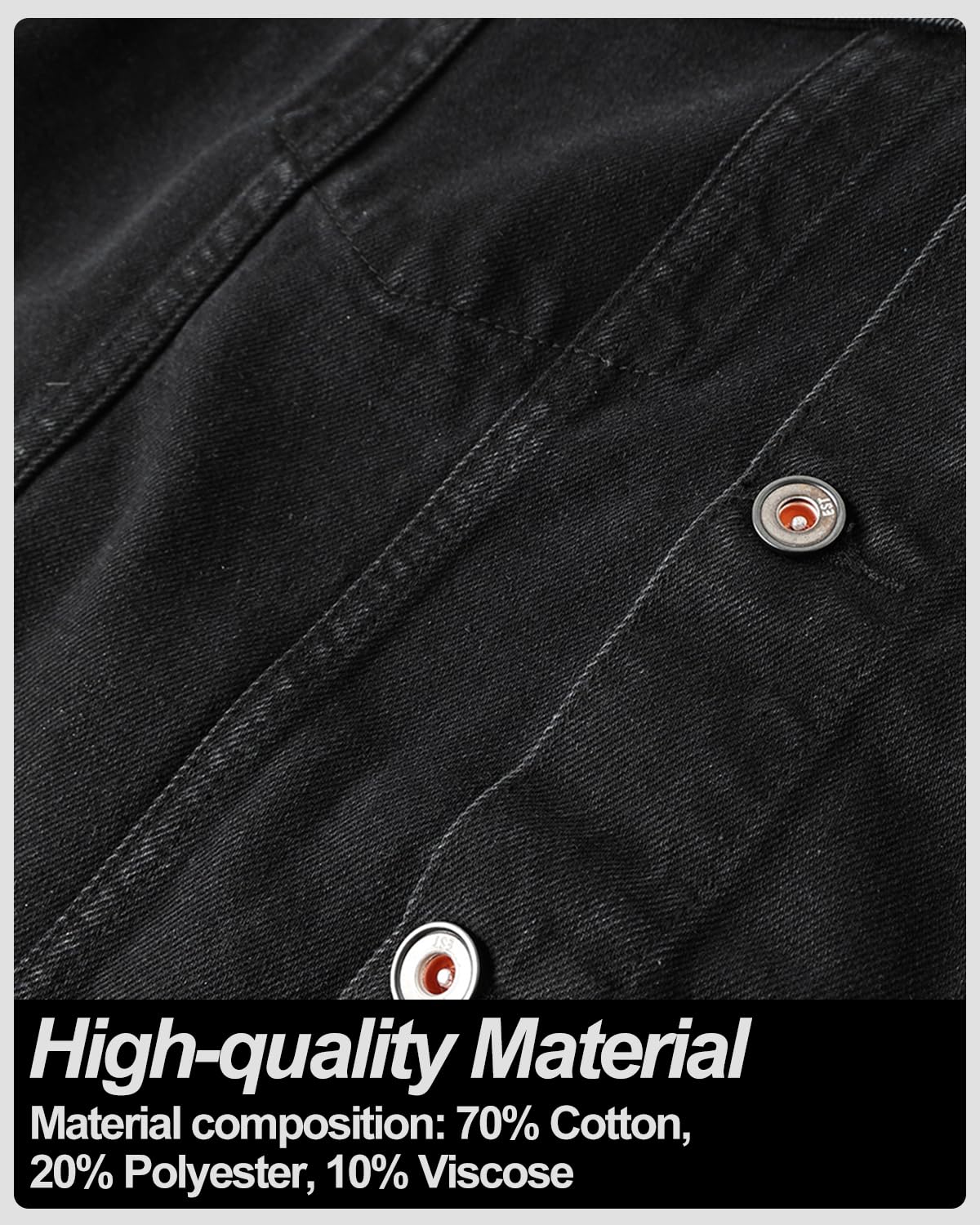 Classics Herren Weste Denim Vest Ärmellose Jeansweste Cowboy Jacke Motorradweste Bikerweste für Männer Casual Freizeitweste