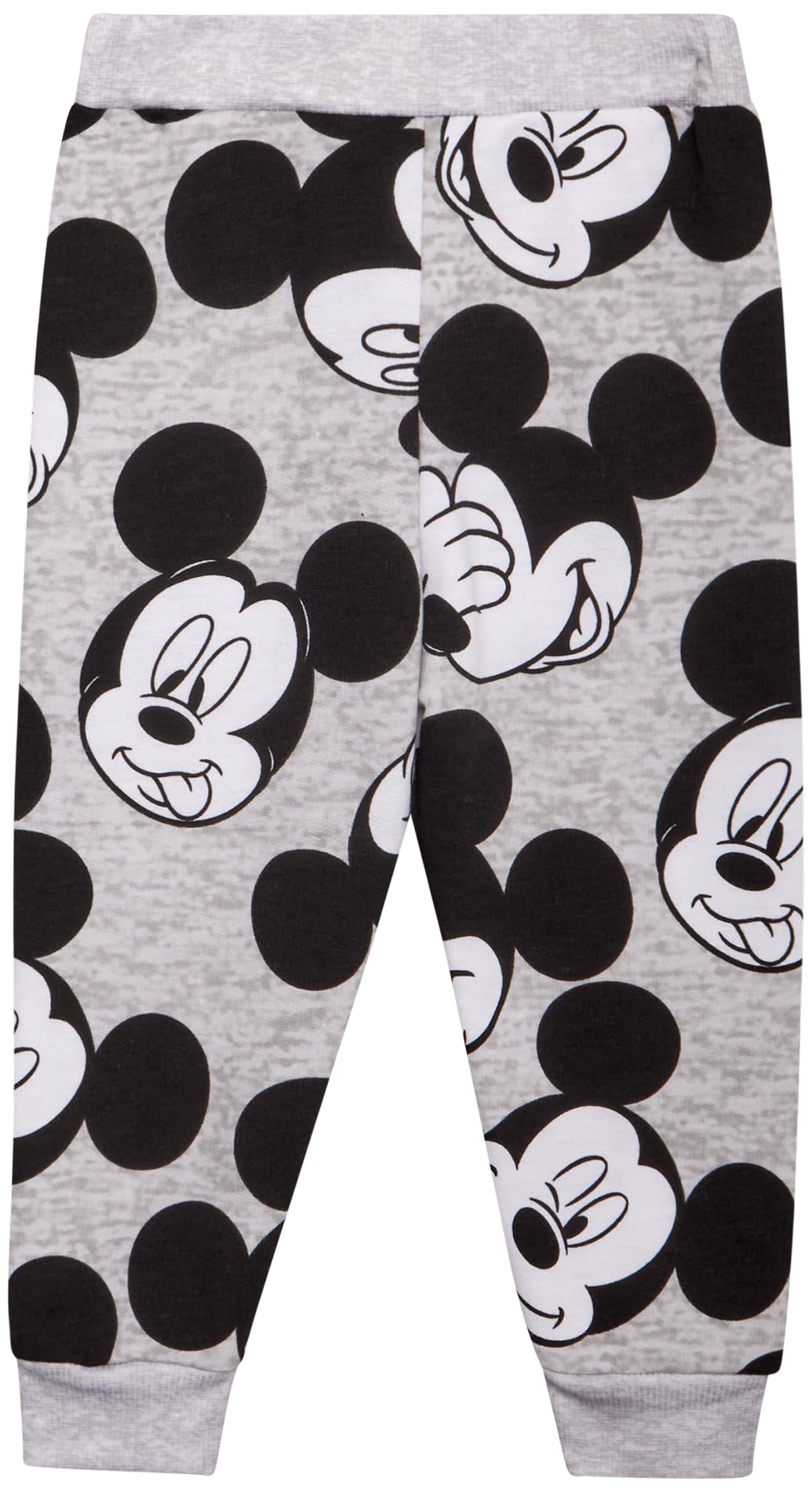 Disney Set da jogging per bambini, 2 pezzi, felpa girocollo in morbido pile e pantaloni da jogging per ragazzi, comodi vestiti per neonati (12-24 m)