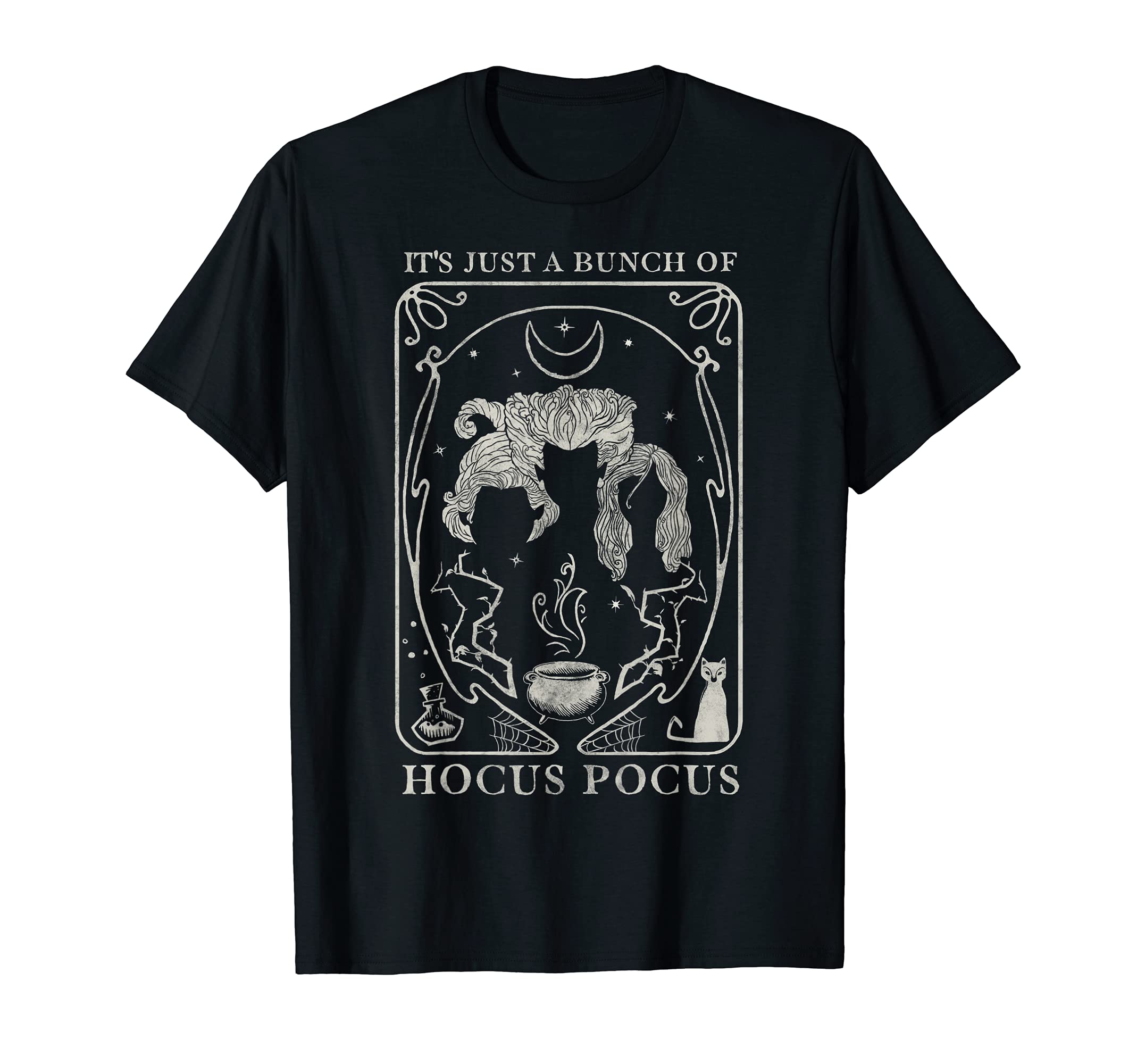 DisneyHocus Pocus Just A Bunch Of Hocus Pocus Tarot Card T-ShirtOEKO-TEX STANDARD 100
