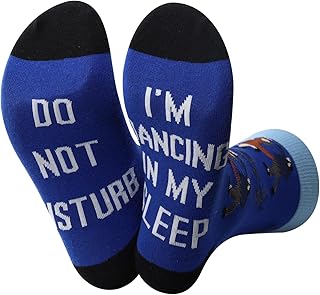 JXGZSO Funny Ballroom Dancing Sock Dance Lover Gift Do Not Disturb I'm Dancing In