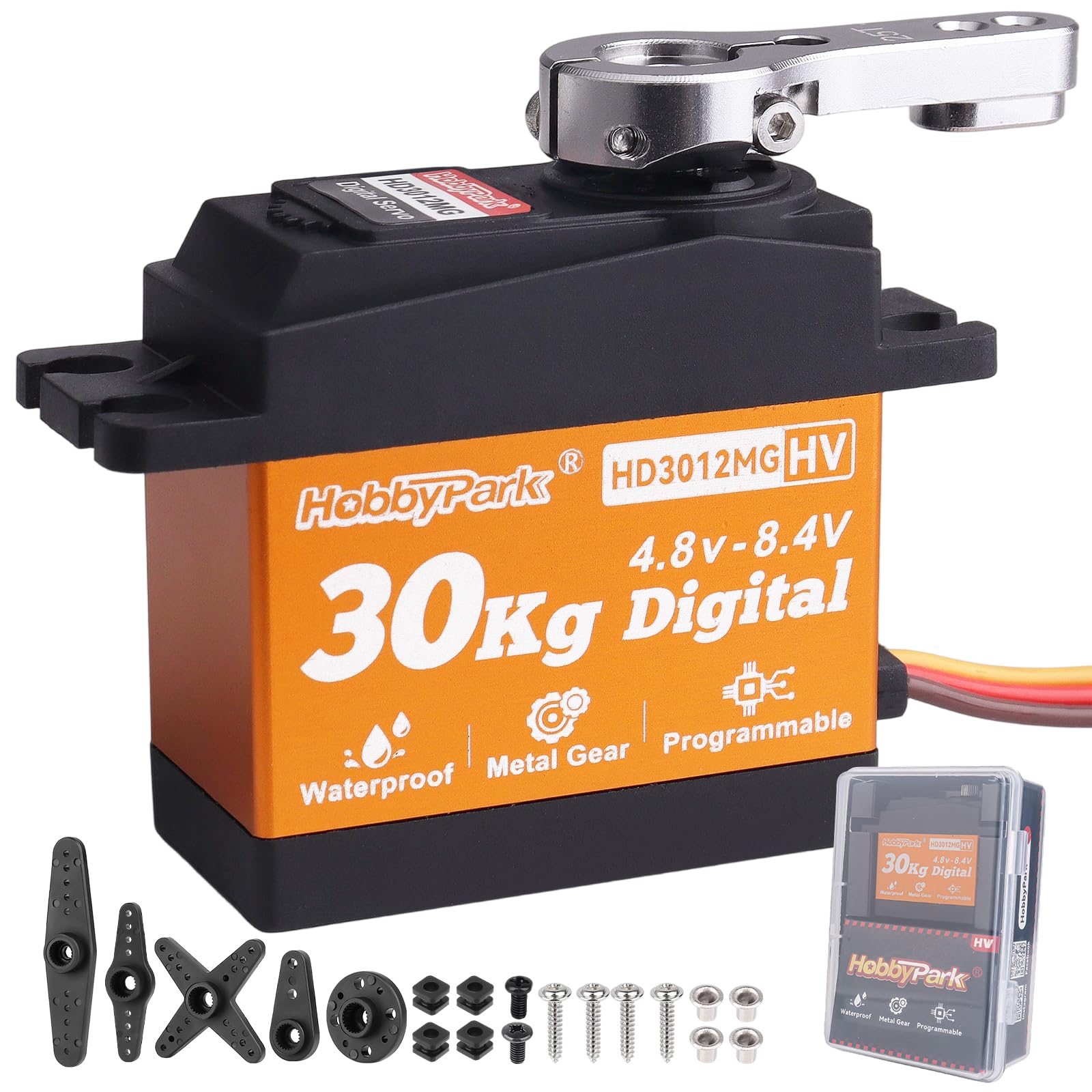 Amazon.com: HobbyPark Waterproof 30kg Servo High Torque RC Amazon.com: HobbyPark Waterproof 30kg Servo High Torque RC