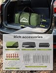 Camping Tent 4-6 Person Tent Double Layers Family 3 Season Tent with RainFly Waterproof for Camping Travel Hiking Backpacking