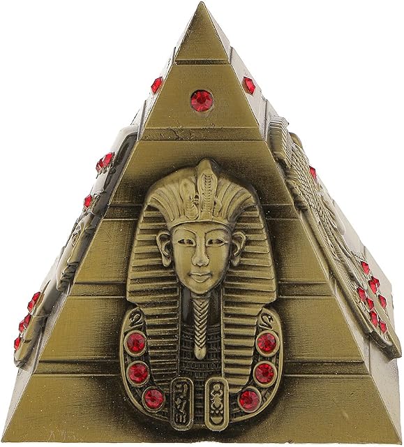 P Prettyia 8.5cm Egyptian Pyramid Egypt Figurine Statue Model Sculpture Ornament Gift