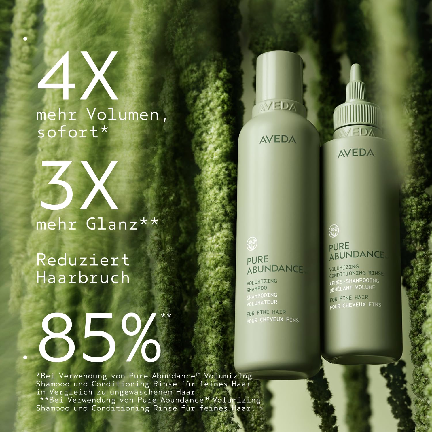 Aveda Pure Abundance Volumizing Set | Shampoo und Conditioning Rinse | Volumenpflege für feines Haar | vegan