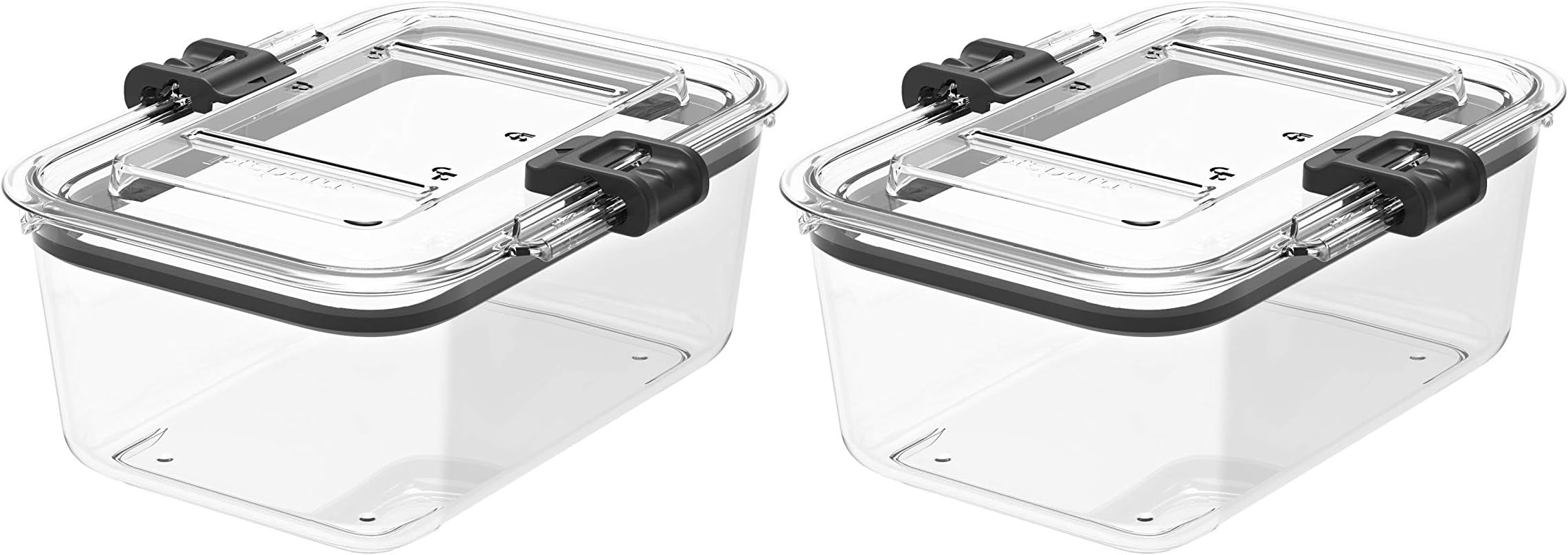 Latchlok Tritan Food Storage Container 2-Pieces, 5.25 Cup Capacity, Clear