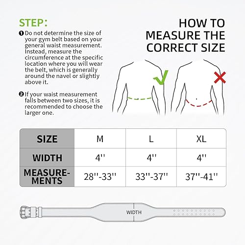 Miniatura 3 de Cinturón de levantamiento de pesas de cuero genuino, soporte lumbar acolchado de 4 y 6 pulgadas, 10 agujeros ajustables, cinturón de peso para