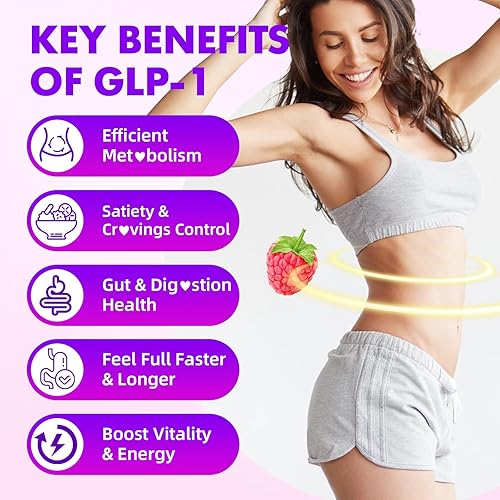 Miniatura 4 de softbear Gomitas probióticas GLP-1, suplemento GLP 1 con berberina Akkermansia probiótico para intestino, digestión y apoyo inmunológico, veganassin