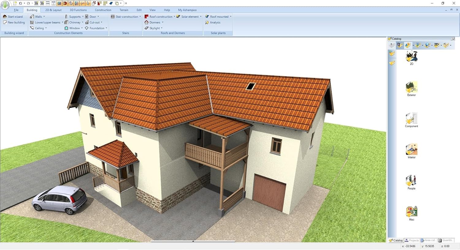 3D CAD 11 PRO - The professional CAD solution, from blueprints to interior design, Architecture for Win 11, 10