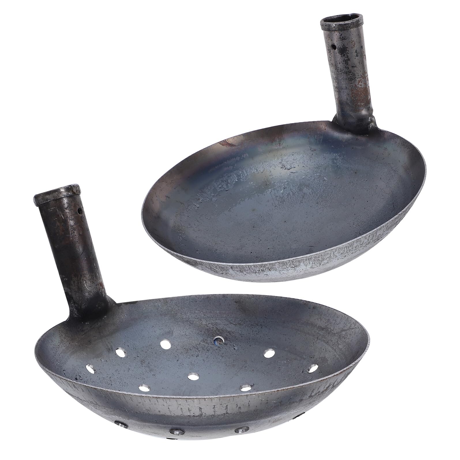 2 Metalowa Łopatka Do Czyszczenia Mułu z Otworami Solidna Łopata Do Przesiewania Gleby i Nawozu Mała Metalowa Łopatka i Ściółki Plaży