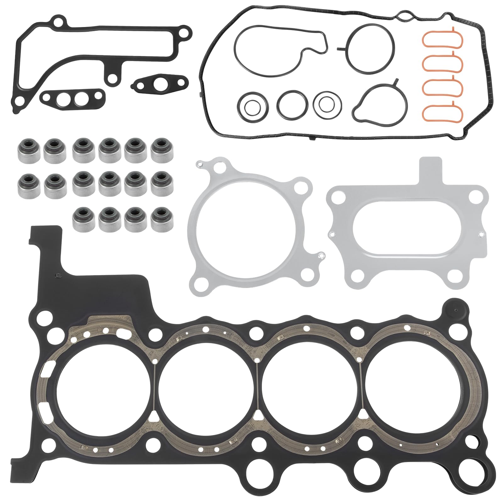 Photo 1 of 1.5L Accord Head Gasket Set Engine Cylinder Compatible with Honda Accord 2018-2022((Not fit Sport)),Civic 2016-2021,CR-V 2017-2021,1.5L L4 16V Gas Dohc Turbo,Replacement HS55383, VS50884