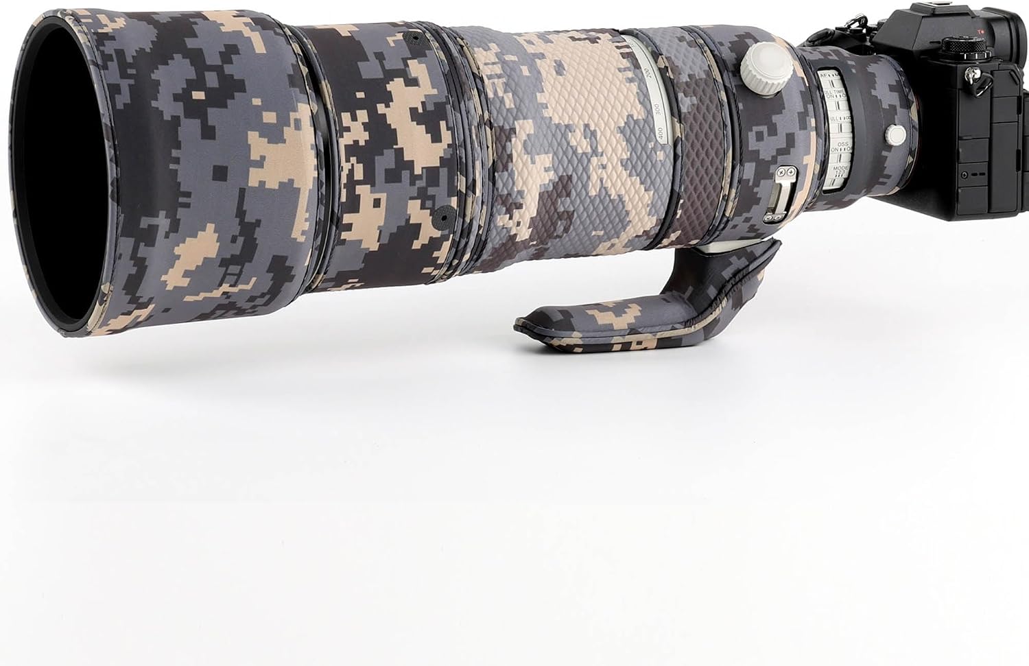 CHASING BIRDS Version IV Lens Camouflage Waterproof Coat for Sony FE 100-400mm F4.5 GM OSS Rainproof Lens Protective Cover (Digital Camouflage)