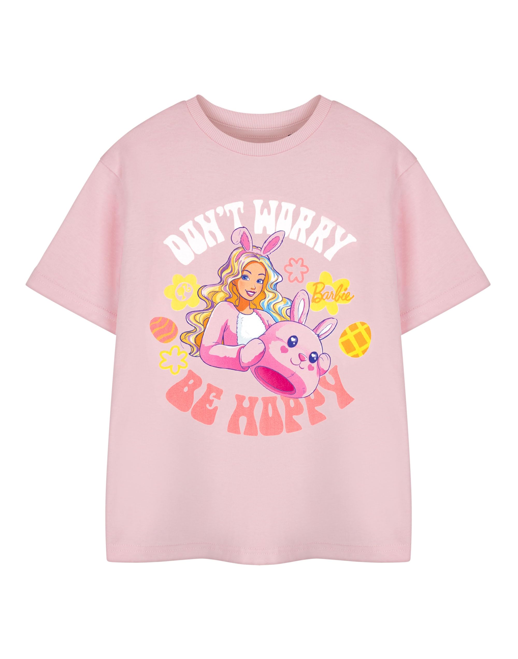 Barbie Girls Short Sleeve T-Shirt - Pink - 3-4 Years