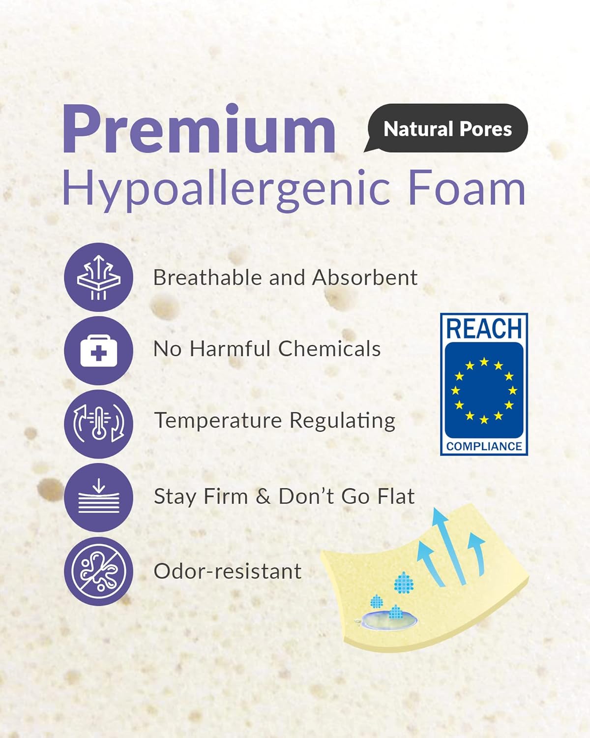 Mamaway Pregnancy Pillow for Sleeping, Nursing Pillow for Pregnancy, Temperature Regulating, Breathable, Bouncy, Adjustable C Shape Baby Feeding Positioner, Pregnancy Must Haves, Breathable Foam