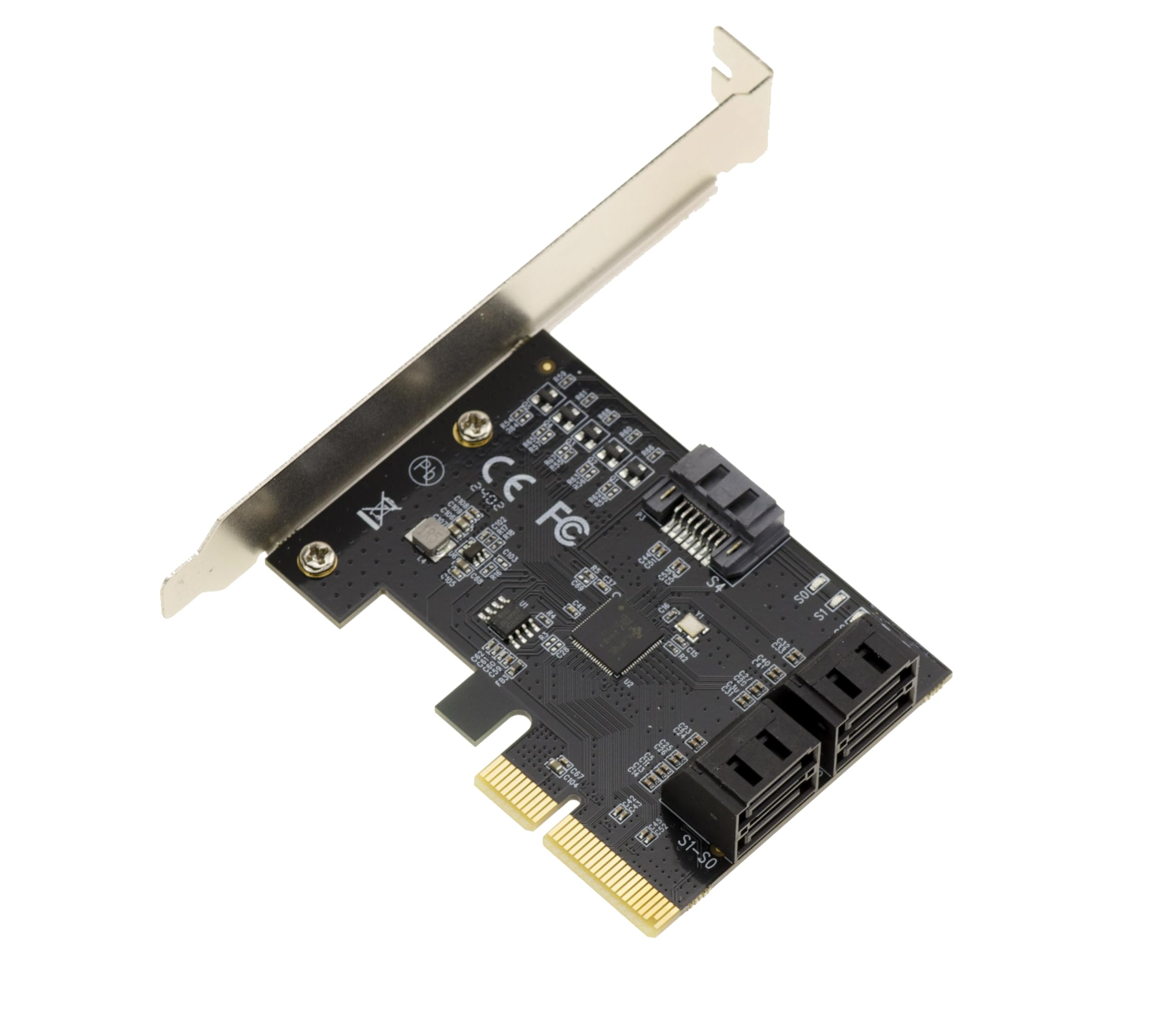 KALEA-INFORMATIQUE Tarjeta controladora PCIe 3.0 x4 con 5 Puertos para Discos Duros SATA 3.0 6G CHIPSET JMB585