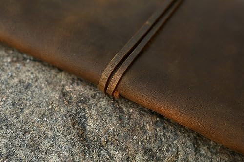 Miniatura 5 de Personalized distressed leather family passport holder case organizerLeather family 4 passport travel wallet cover case FP405SL