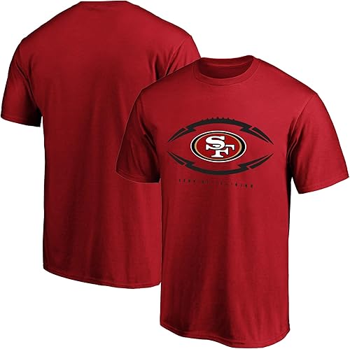 NFL - Camiseta de fútbol de manga corta para niños y jóvenes, talla 8-20, color del equipo, con logotipo primario