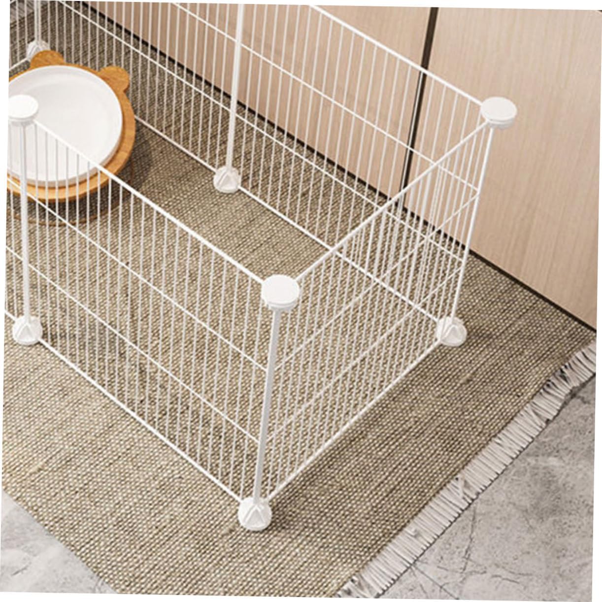 30Pcs Plastic PET Cage Connectors Flexible Playpen Buckles for Small Animals DIY Assembly Clips for Rabbit and Guinea Pig Cages Sturdy and Easy to Use