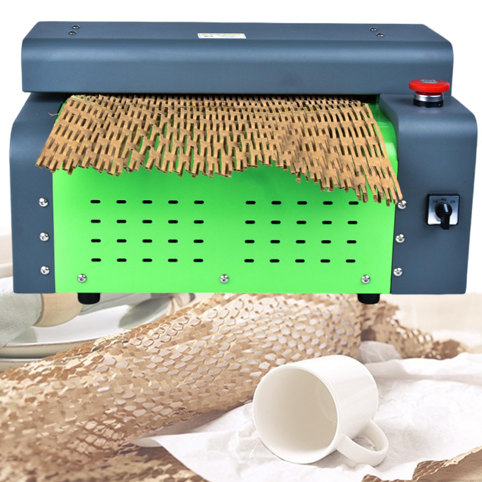 JKJZSALJ Commercial Carton Cutting Machine 200 W/400 W,For A4 Paper,Paperboard, Film,12.8" 16.7" 19.7" Honeycomb Packaging Equipment,325Mm/12.8",325mm/12.8in