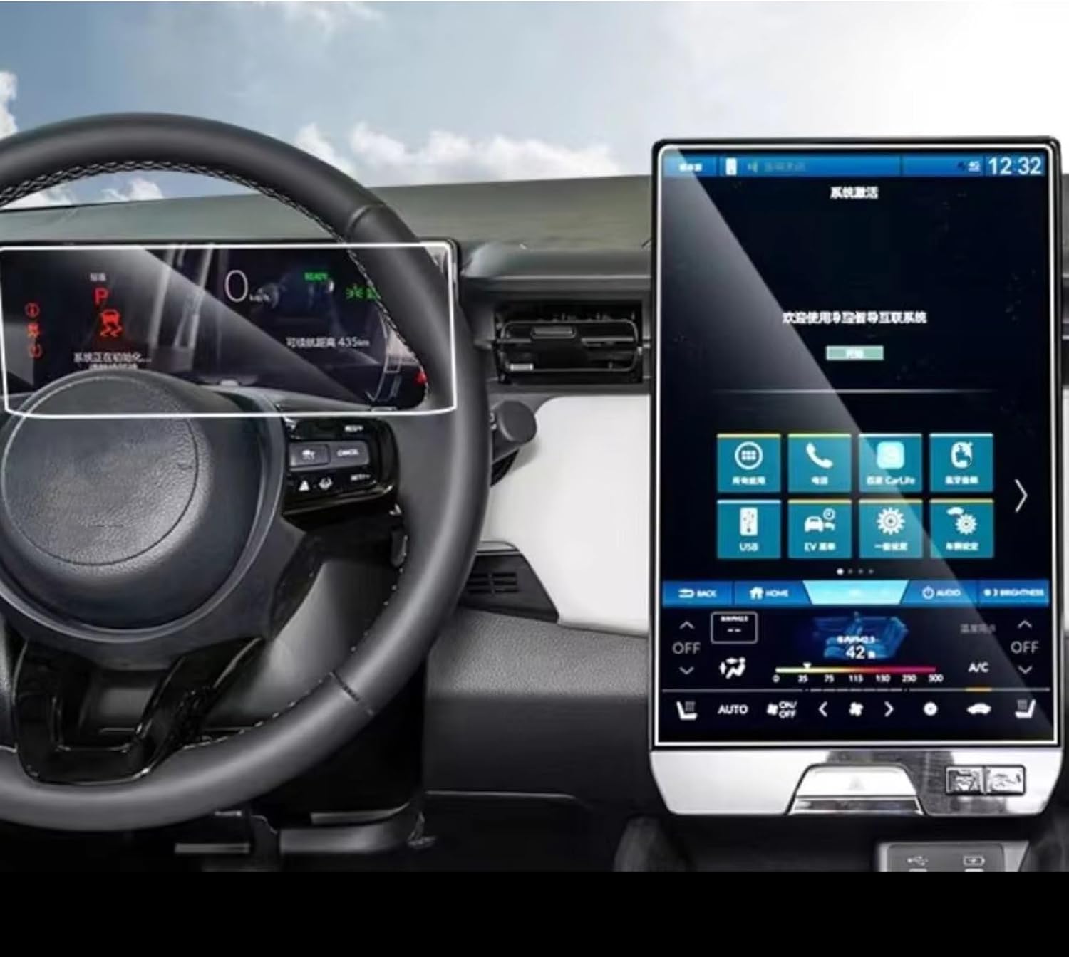 Compatible With ENS1 2022 2023 車の GPS ナビゲーション保護フィルム LCD スクリーン傷防止強化