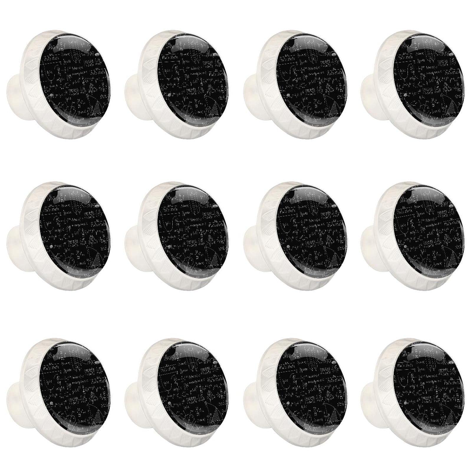 Boutons d'armoires de cuisine design scientifique ronds pour tiroirs