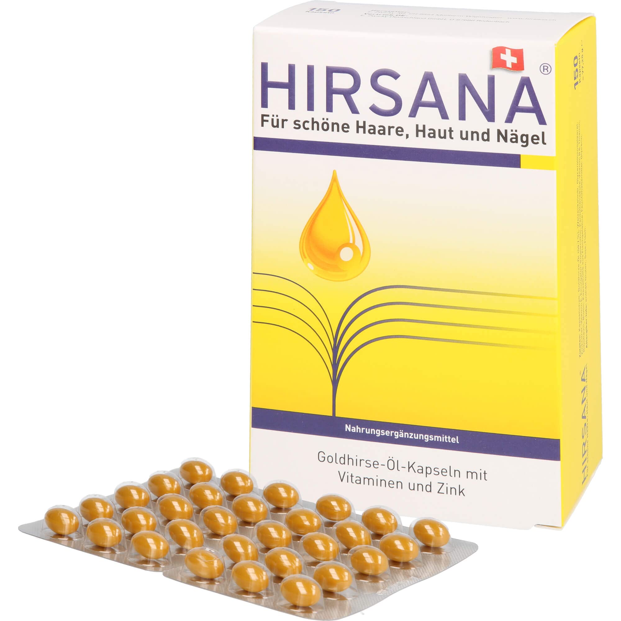 Hirsana Goldhirse öl Kapseln 150 stk