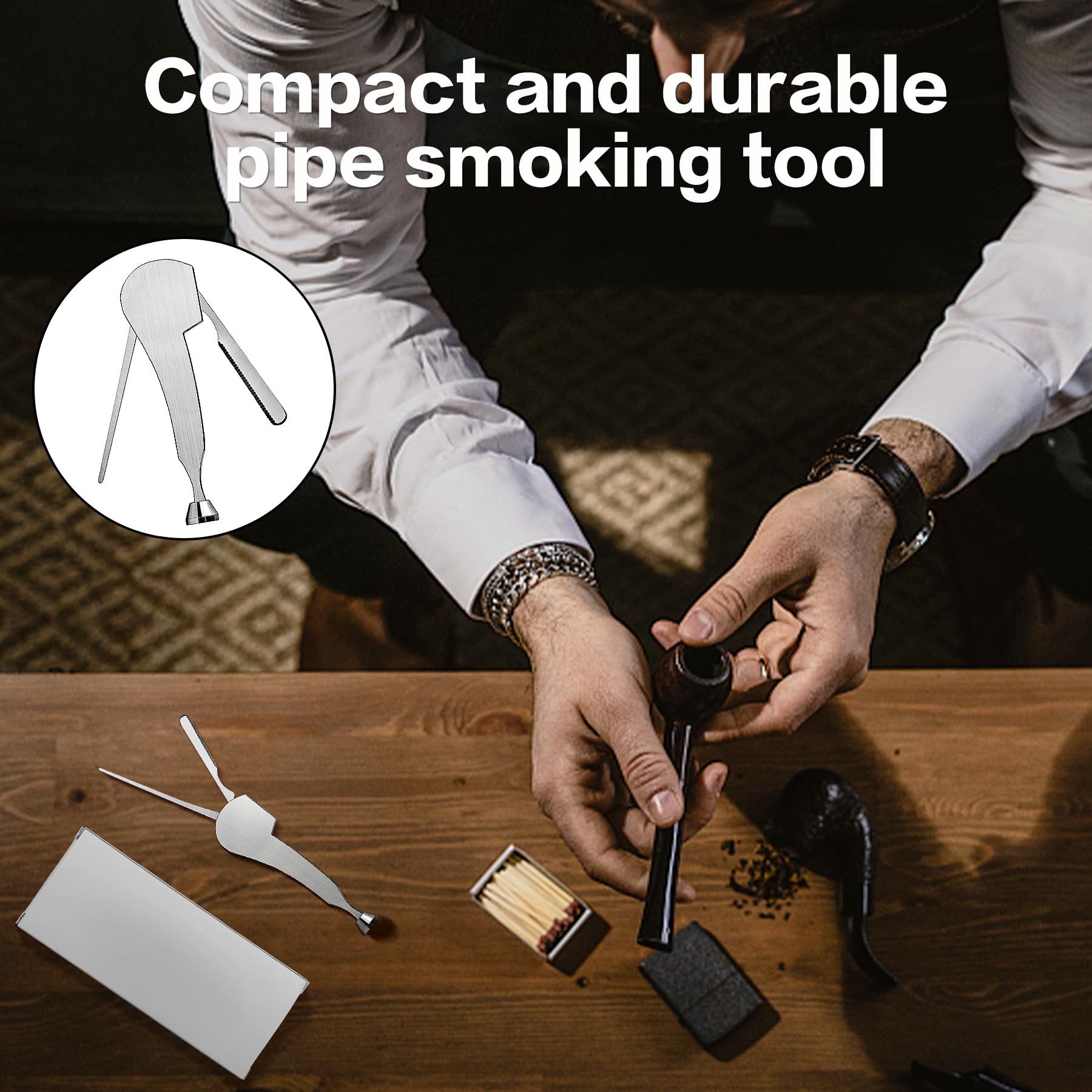 Snapklik.com : Smoking Pipe Scraper Tool,3 In 1 Stainless Steel Tobacco ...
