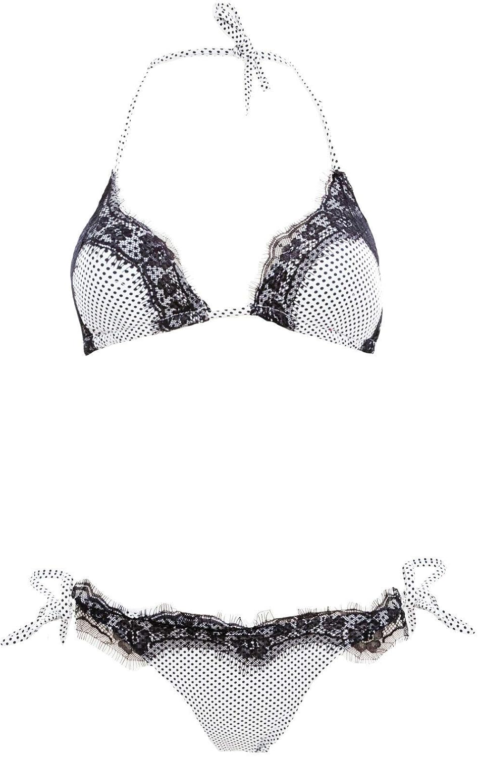 Toocool - Bikini Donna Costume da Bagno Mare Imbottito Pizzo Due Pezzi  DY81091 [46,SE89160-1 Bianco] : Amazon.it: Moda