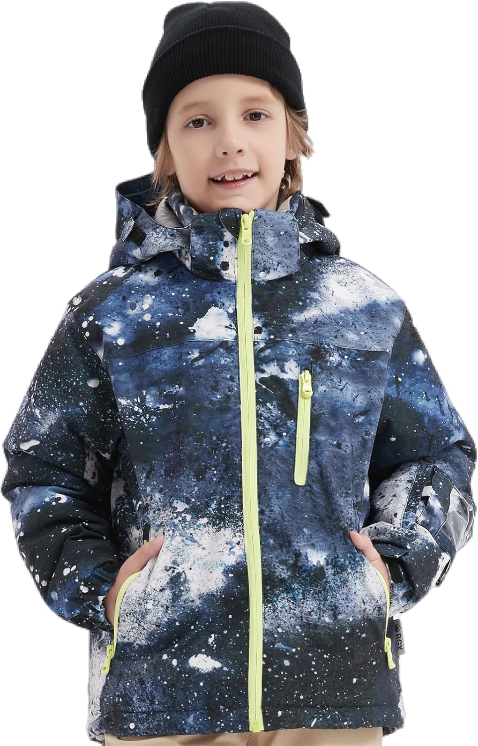 BGX Kids Girls Waterproof Ski Snow Jacket Windproof Winter Jacket Coats Outdoor Snowboarding with Hood