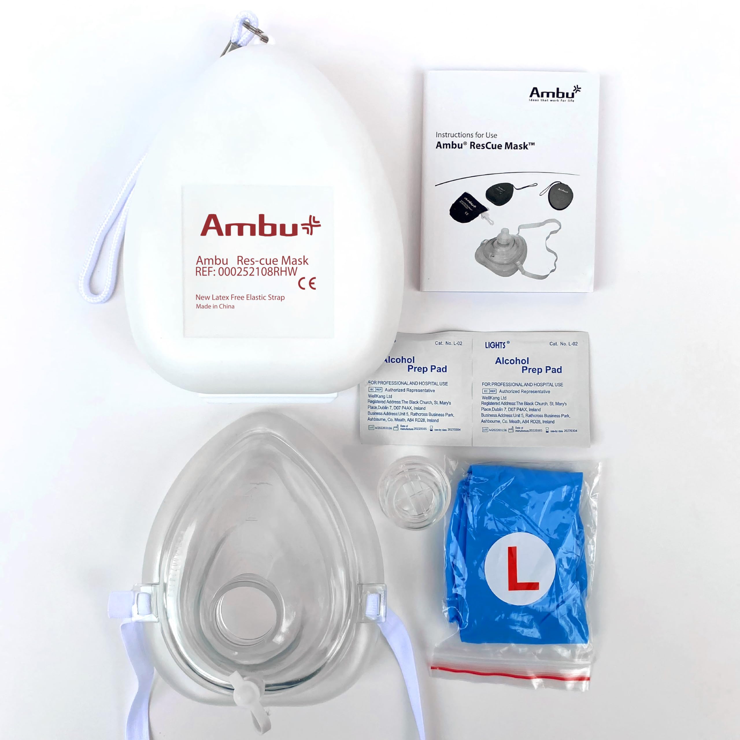 Kemp USA Ambu CPR Mask Kit - CPR Training -2