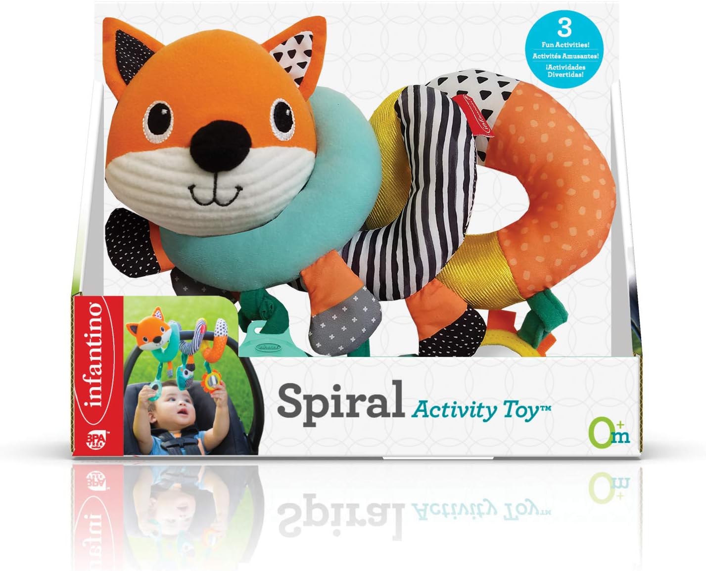 InfantinoSpiral Activity Toy - Fox