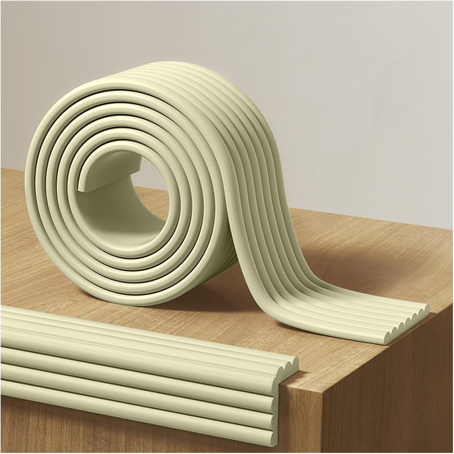 XPLKQXE Proof Foam Padding, Sharp Edge Safety Guards, Furniture Edge Corner Bumper, Protective Foam Cushion Sharp Edges, Table, Desk, Furniture (Color : Green, Size : 2pcs)