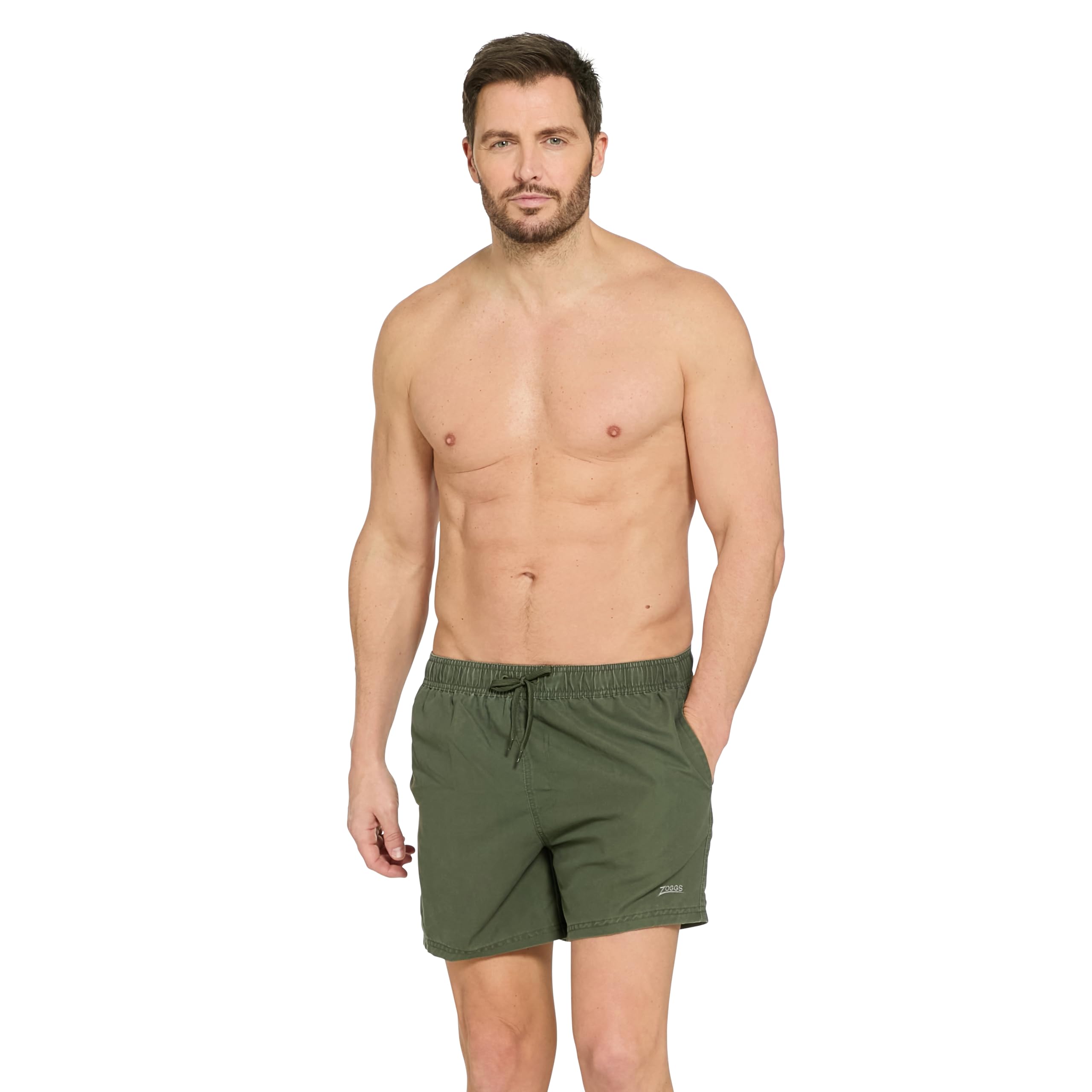 Zoggs Men's Vert Swim Shorts Mosman Washed 15" Ed